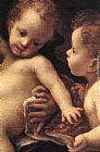 Virgin and Child with an Angel (detail) by Correggio